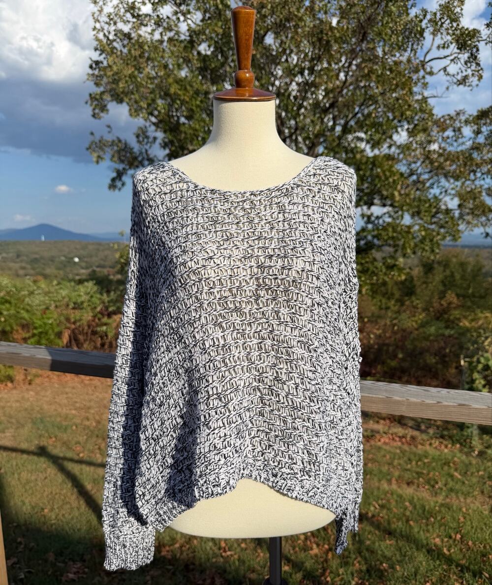 RDI Nordstrom Rack Open Knit Loose Stitch Slouchy Pullover Sweater Size XL